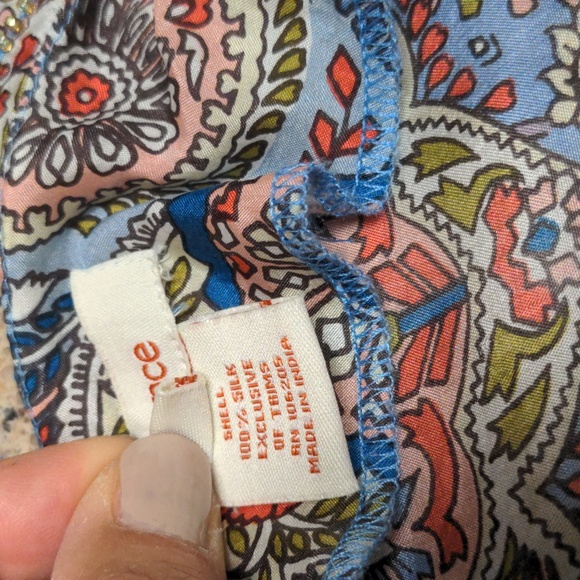 SUNDANCE  Sequin Embellished Tunic in Silk - Picture 5 of 13